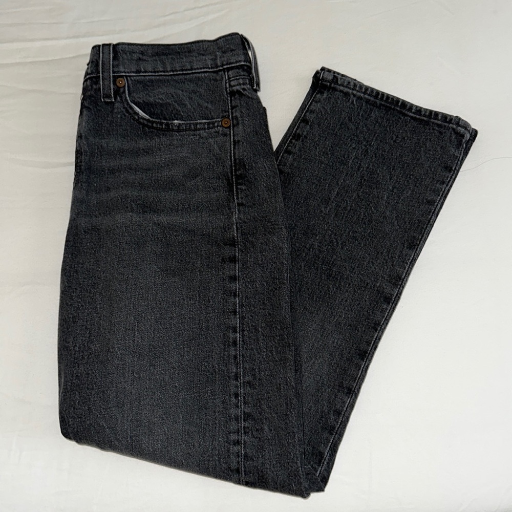 Levi’s Black Wash Wedgie Straight Denim Pants